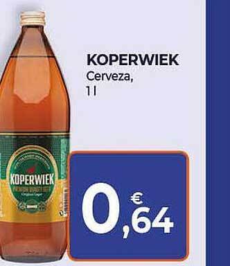 CashDiplo Koperwiek cerveza oferta