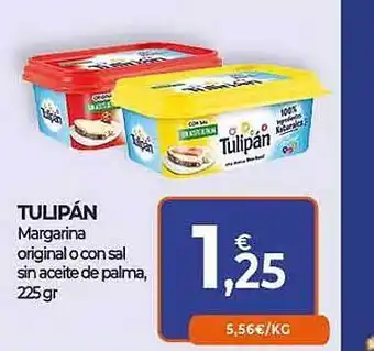 CashDiplo Tulipán margarina original o con sal sin aceite de palma oferta