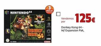 CeX Donkey kong 64 - w expansion pak oferta