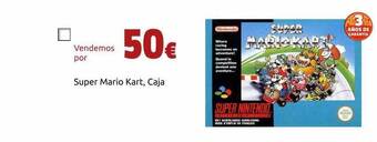 CeX Super mario kart caja oferta