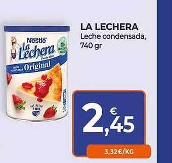 CashDiplo La lechera leche condensada oferta