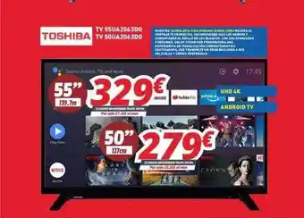 Mi electro Toshiba tv 55ua2063dg tv 50ua2063dg oferta