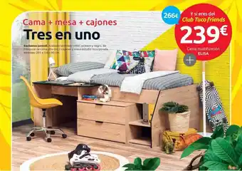 Tuco Cama multifunción elisa oferta