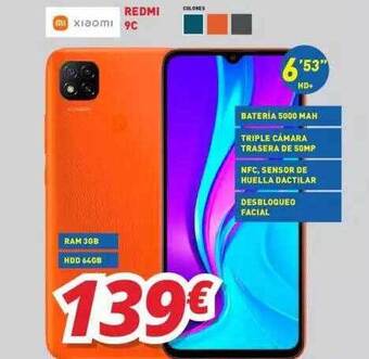 Mi electro Xiaomi redmi 9c oferta