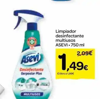 Dialprix Limpiador desinfectante multiusos asevi oferta