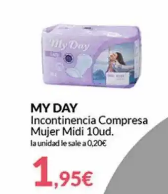 My day incontinencia compresa mujer midi