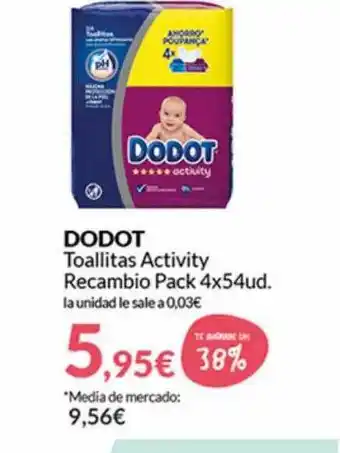 PrimaPrix Dodot toallitas activity recambio oferta
