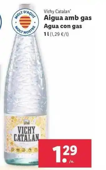 Lidl Vichy catalan agua con gas oferta