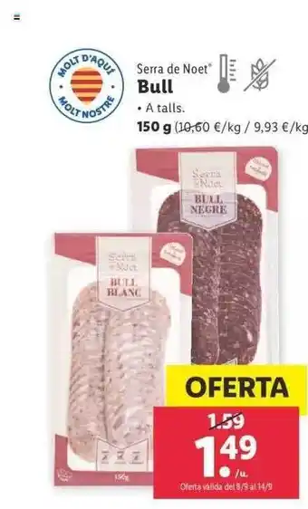 Lidl Serra de noet bull oferta