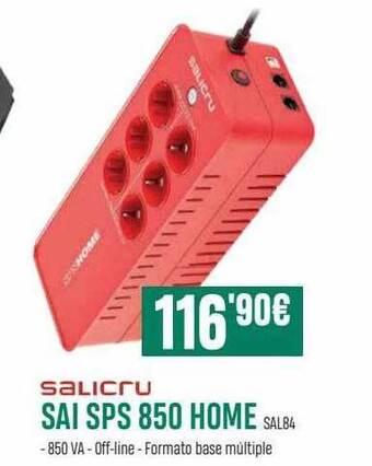 PCBox Salicru sai sps 850 home oferta