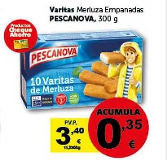 Masymas Varitas merluza empanadas pescanova oferta