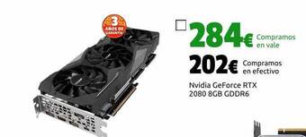 CeX Nvidia geforce rtx 2080 8gb gddr6 oferta