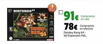 CeX Donkey kong 64 - w expansion pak oferta