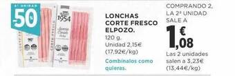 Supercor 2a unidad -50% lonchas corte fresco elpozo oferta