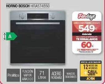 Milar Horno bosch oferta