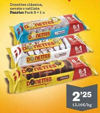Sorli Donettes clàssics nevats o ratllats panrico oferta