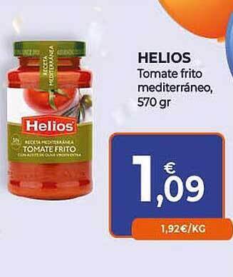CashDiplo Helios tomate frito mediterráneo oferta