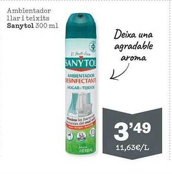 Sorli Ambientador llar i teixits sanytol oferta