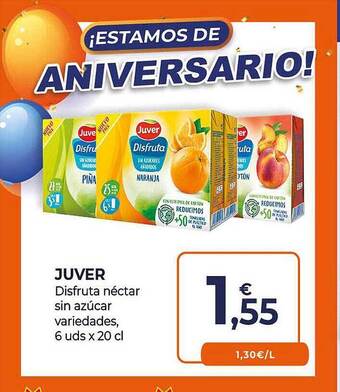CashDiplo Juver disfruta néctar sin azúcar variedades oferta