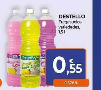 Destello fregasuelos variedades