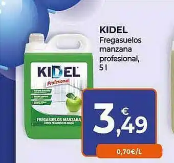 CashDiplo Kidel fregasuelos manzana profesional oferta