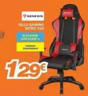 Genesis silla gaming nitro 550