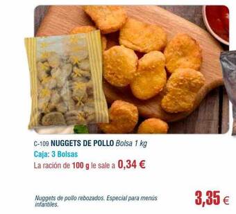 Abordo Nuggets de pollo oferta