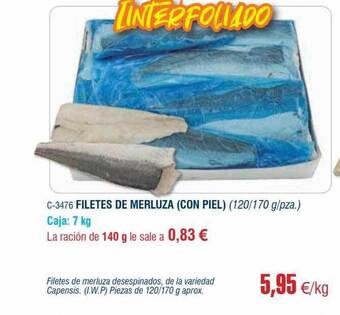 Abordo Filetes de merluza (con piel) oferta