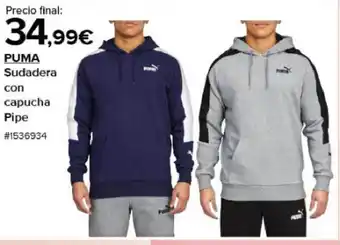 Costco Puma sudadera con capucha pipe oferta