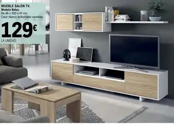 E.Leclerc Mueble Salón TV Modelo Belus oferta