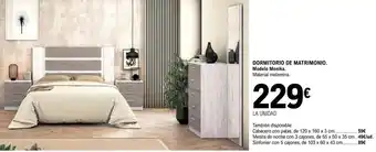 E.Leclerc Dormitorio De Matrimonio Modelo Monika oferta