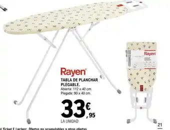 E.Leclerc Tabla de Planchar Plegable oferta