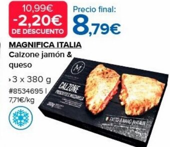 Costco Magnifica Italia Calzone Jamón & Queso oferta