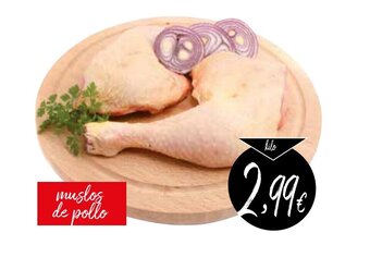Supermercados Piedra Muslos De Pollo oferta