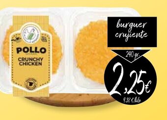 Supermercados Piedra Burguer Crujiente oferta