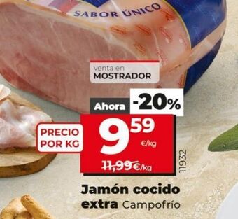 Maxi Dia Jamón cocido extra campofrío oferta
