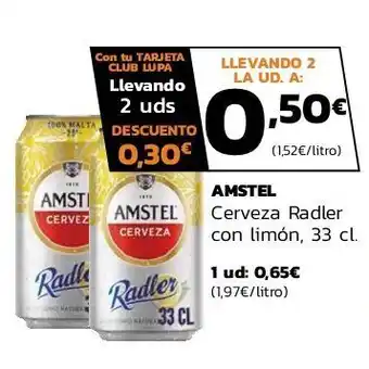 Supermercados Lupa Cerveza radler oferta
