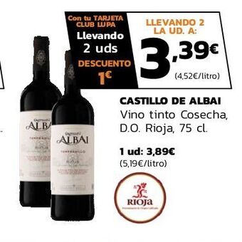 Supermercados Lupa Vino tinto oferta