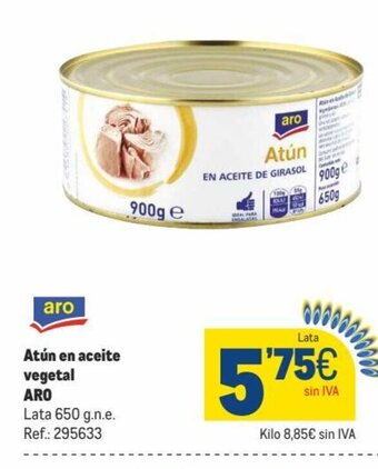 Makro Atun en Aceite Vegetal ARO oferta
