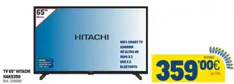 Makro TV 65" Hitachi HAK5350 oferta