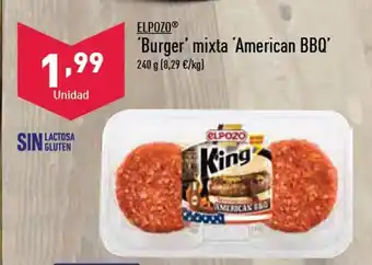 ALDI Burger Mixta American BBQ oferta