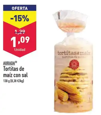 ALDI Totitas de Maiz con Sal oferta