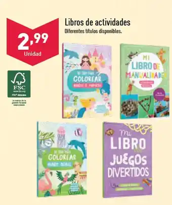 ALDI Libro de Actividades oferta