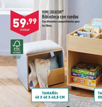 ALDI Biblioteca con Ruedas oferta