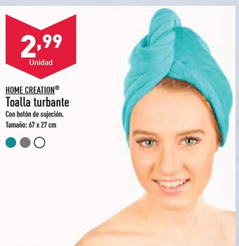 ALDI Toalla Turbante oferta