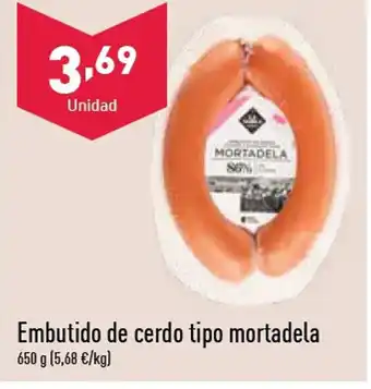 ALDI Embutido de Cerdo Tip Mortadela oferta