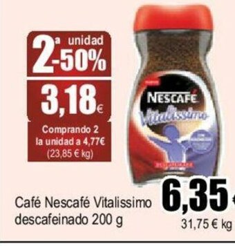 FROIZ Café Nescafé Vitalissimo Descafeinado oferta