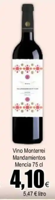 FROIZ Vino Monterrei Mandamientos Mencia oferta