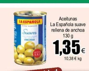 FROIZ Aceitunas La Española Suave Rellena de Anchoa oferta