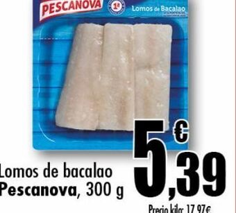 Unide Supermercados Lomos de bacalao pescanova oferta